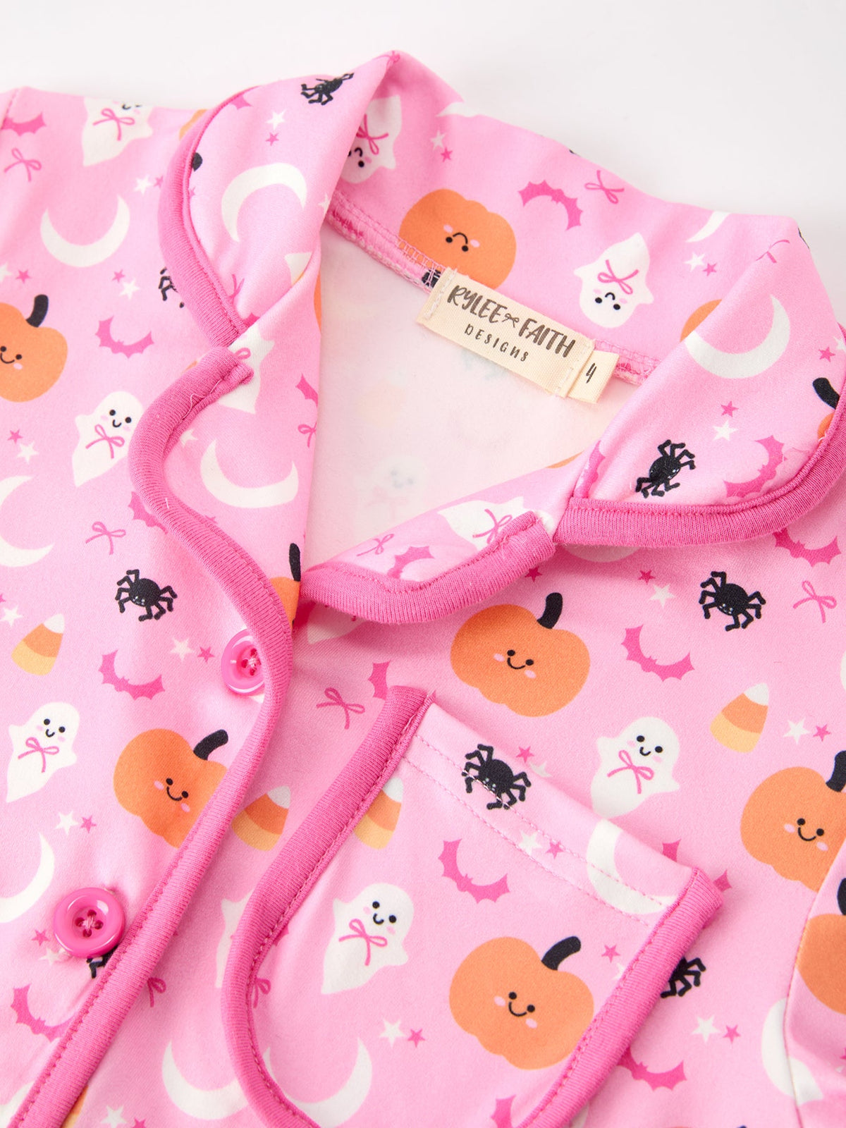 Girls Playful Pumpkin PJs