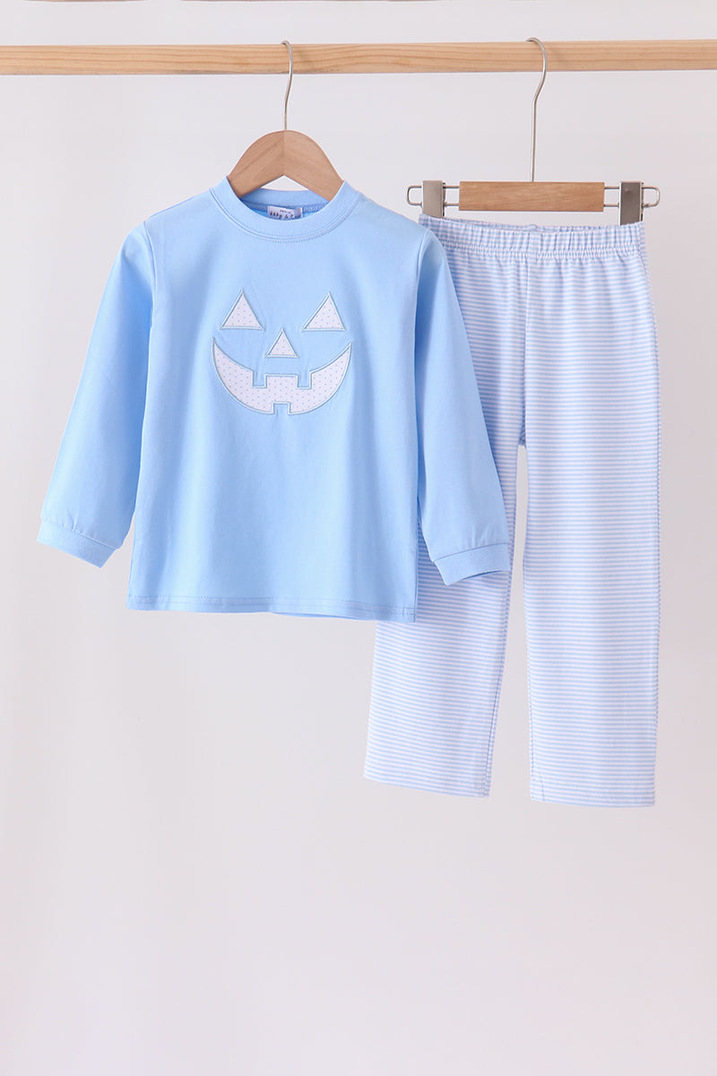 Blue Jack-O-Lantern Pants set