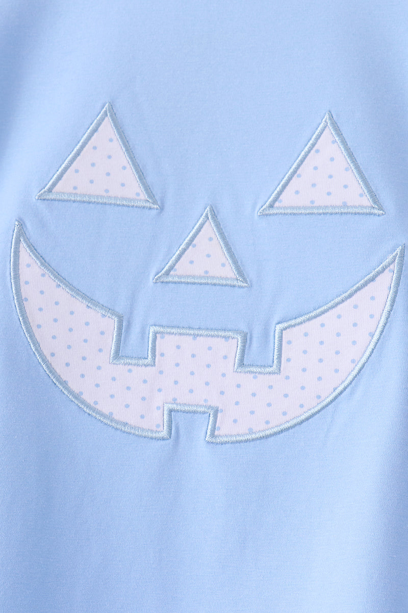 Blue Jack-O-Lantern Pants set