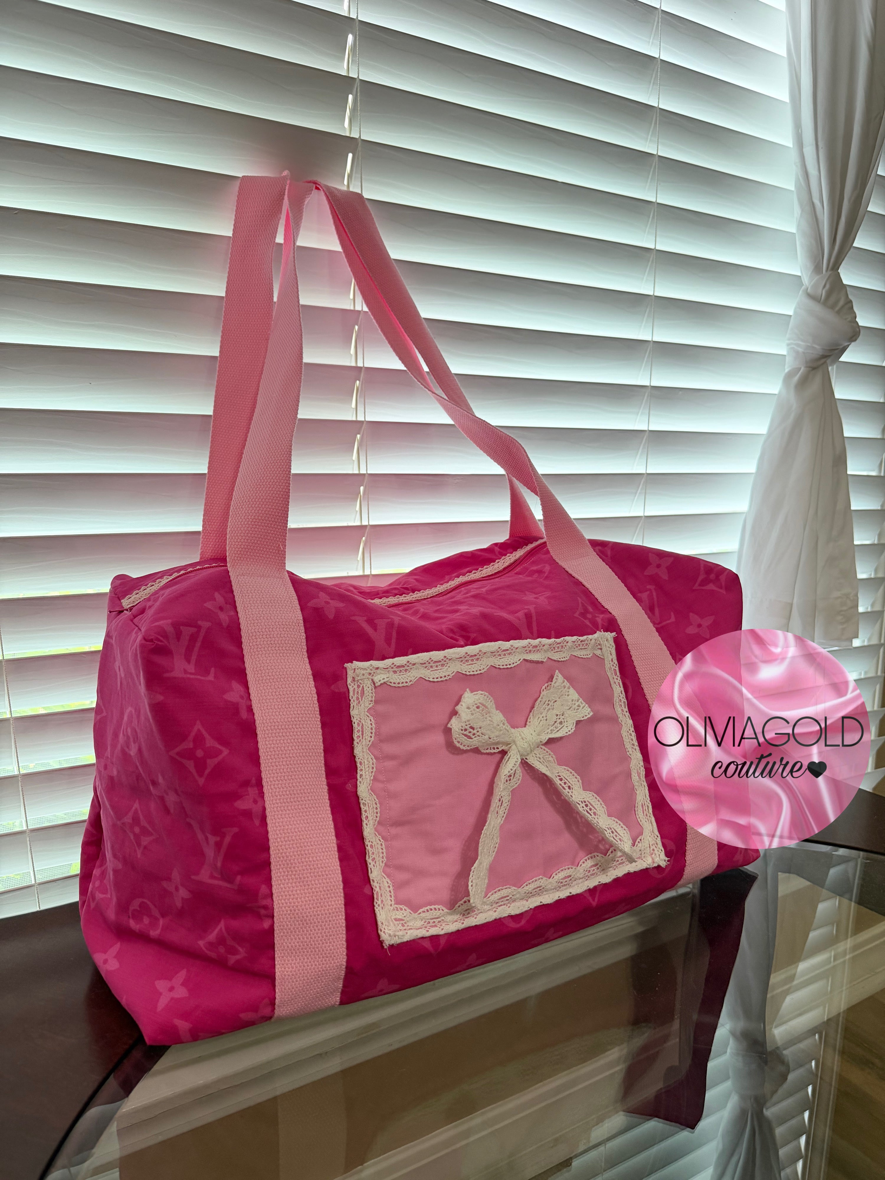 Pink Weekender/Overnight Bag
