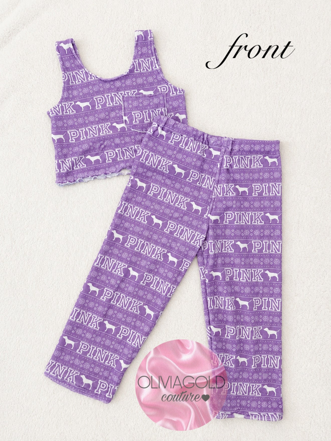 Cropped PJ Pants set