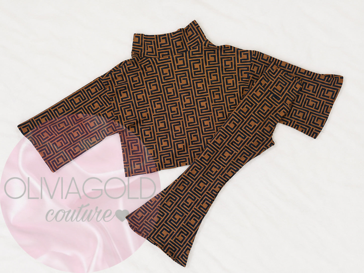 Luxe Mock Neck & Flares