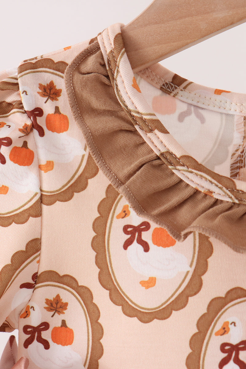 Silly Goose Fall Romper