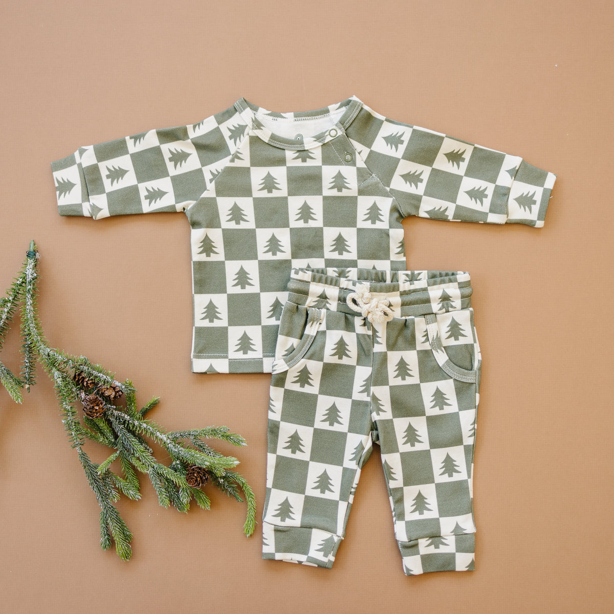 Christmas Trees Organic Cotton Set